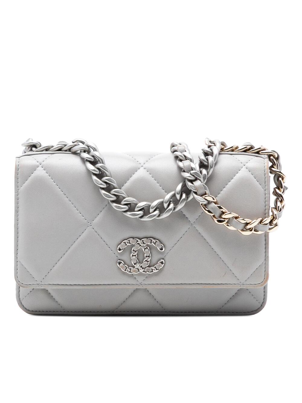 Chanel 19 Wallet On Chain Quilted #351130C35B